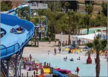  ?? ANDA CHU — STAFF PHOTOGRAPH­ER ?? California's Great America theme park opened the South Bay Shores water park to the public in Santa Clara on June 5, 2021.