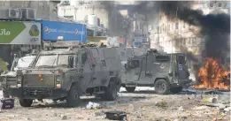  ?? MAJDI MOHAMMED/AP ?? Nablus in the West Bank was the scene of clashes Feb. 22, one event in a yearlong spate of violence.