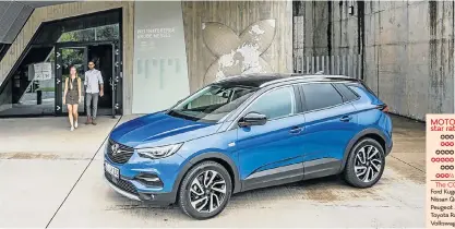  ??  ?? The design of the Grandland X is good, just not as good as its Peugeot cousin.