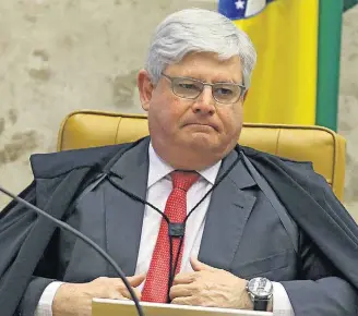  ?? ANDRE DUSEK/ESTADAO -19/8/2015 ?? Procurador-geral. Rodrigo Janot coordena inquéritos da Lava Jato no âmbito do Supremo