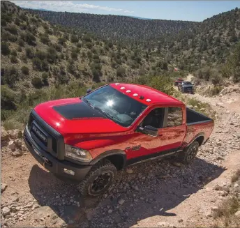  ?? FCA ?? The 2017 Power Wagon is powered by its 6.4-litre V-8 engine