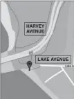  ??  ?? HARVEY AVENUE LAKE AVENUE