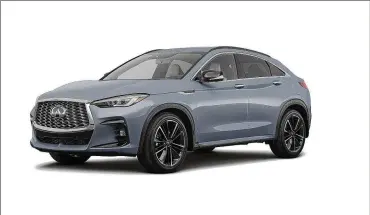  ?? METRO NEWS SERVICE PHOTOS ?? 2022 Infiniti QX55.