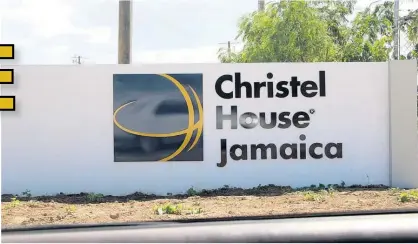  ?? ?? The entrance to Christel House Jamaica.