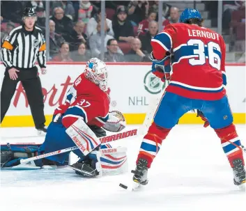  ?? PHOTO PIERRE-PAUL POULIN ?? Encore une fois, Antti Niemi n’a rien à se reprocher dans la défaite du Tricolore, ayant cédé deux fois sur les 40 tirs des Panthers.