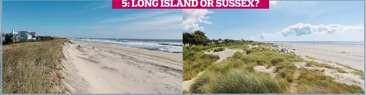  ??  ?? 5: LONG ISLAND OR SUSSEX? Rockers’ retreat: Keith Richards has a home at West Wittering near Chichester. Moptop Paul McCartney chills out in the Hamptons near Sag Harbor. So, Beatles v Stones, anyone?