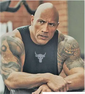  ??  ?? Dwayne ‘the Rock’ Johnson says he and his family caught COVID-19 .