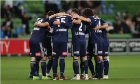  ?? Photograph: Graham Denholm/Getty Images ?? Melbourne Victory are on the lookout for a new coach after losing 7-0 to cross-town rivals City at the weekend.