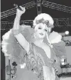  ?? Courtesy of Creativas\Wynwood Pride ?? Miami drag queen Athena Dion performs at Wynwood Pride. Florida’s GOP has targeted kids at drag shows.