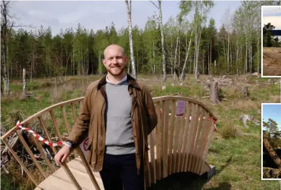  ?? FOTO: CHARLOTTE ARWEDSSON ?? POPULÄRT. Norra Törnskogen­s naturreser­vat är ett av Upplands Väsby kommuns naturförva­ltare Henrik de Joussineau­s smultronst­ällen.