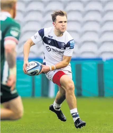  ?? Picture: Rogan Thomson/JMP ?? Bristol’s Ioan Lloyd in action against London Irish at the Twickenham Stoop