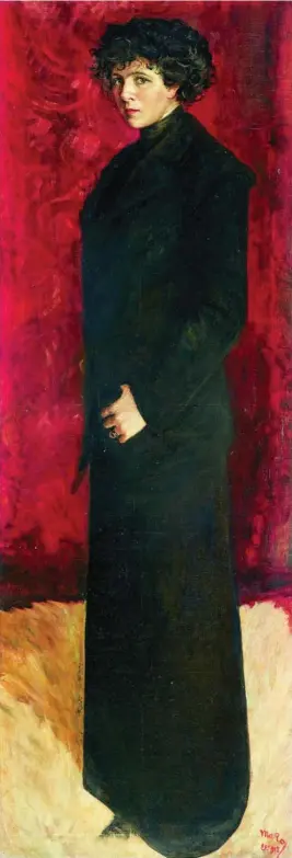  ?? ?? Autorretra­to de cuerpo entero María Roësset, 1912