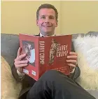  ??  ?? ACT leader David Seymour was recently given Barry Crump’s collected stories and was so excited he sent Stuff photos of him reading it.