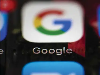  ?? THE ASSOCIATED PRESS FILE PHOTO ?? Google will begin using data from billions of credit and debit card transactio­ns to connect between online ads and sales in brick-and-mortar stores.