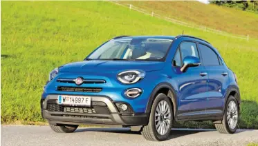  ?? BILD: SN/O. BEHR ?? Der Fiat 500X wurde neuerlich aufgefrisc­ht.