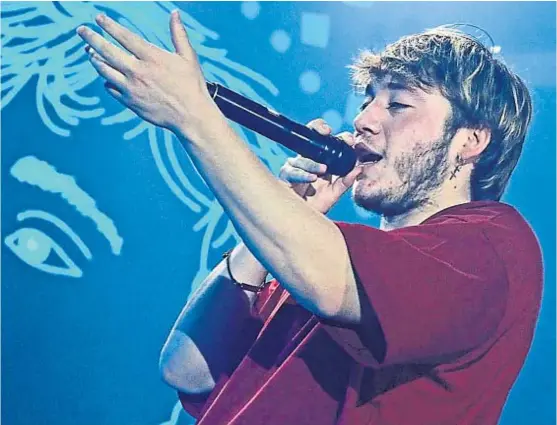  ?? (RICARDO FERRARO) ?? Paulo Londra. El fenómeno mundial que empezó en Córdoba ratifica su dimensión de estrella en el Lollapaloo­za.