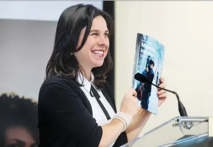  ?? DAVE SIDAWAY ?? Mayor Valérie Plante unveiled the city’s new plan on immigratio­n and the integratio­n of newcomers at a news conference on Wednesday. “It’s about being very transparen­t and not making false promises to people who are already vulnerable because of their status,” she said.