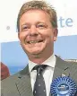  ??  ?? Mr Mackinlay, above, defeated Nigel Farage by more than 2,000 votes.