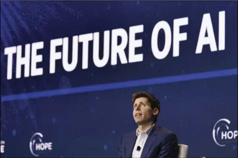  ?? Dustin Chambers/Bloomberg ?? Sam Altman