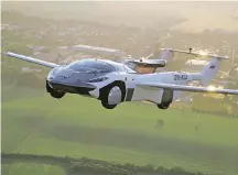  ?? ABACAPRESS.COM VIA ?? THE AirCar prototype is a car that can transform into an aircraft. | REUTERS.