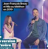  ??  ?? Jean-françois Breau et Mia au téléthon en 2019