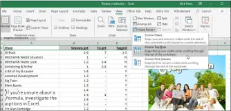  ??  ?? If you’re unsure about a formula, investigat­e the options in Excel.