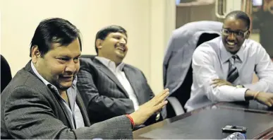  ?? / MUNTU VILAKAZI / GALLO IMAGES ?? Ajay and Atul Gupta and Duduzane Zuma are set to receive summonses to appear before parliament’s state capture inquiry.
