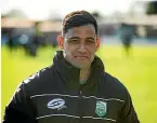  ?? DAVID UNWIN/STUFF ?? Manawatu Mustangs coach Haze Reweti is hopeful of winning their final game of the season this weekend.