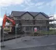  ??  ?? Work has progressed on homes at Clarina, Co Limerick