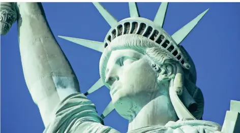  ?? FOTO: PIXABAY ?? „Lady Liberty“als Symbol für die Freiheit. Die Unternehme­n hoffen auf weniger Abschottun­g seitens der USA.