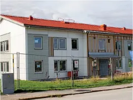  ?? Bild: Johanna Lundberg ?? Hyresfasti­gheterna i kvarteret Järven på Långgatan är den senaste satsningen som Mellerudsb­ostäder gjort.