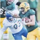  ?? DON VOAKLANDER ?? The Golden Bears will have to make do without running back Ed Ilnicki as they look to make the playoffs.