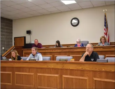  ?? CARLY STONE — MEDIANEWS GROUP ?? A photo of the Oneida Common Council from June 15, 2021.
