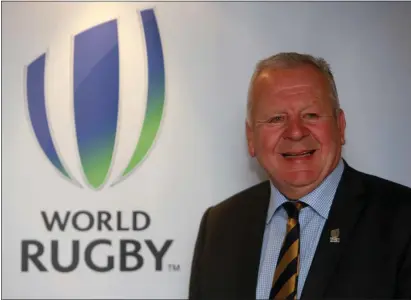  ??  ?? Sir Bill Beaumont was re-elected as chairman of World Rugby despite opposition from southern sides