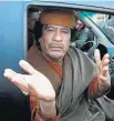  ?? LOUAFI LARBI/REUTERS ?? Kadafi. Bilionário ditador da Líbia, morto em 2011