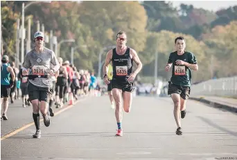  ??  ?? 2019 Royal Victoria Marathon photo by Matt Cecill