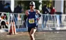  ?? ?? Ariane Hendrix Roach in action at the California Internatio­nal Marathon. Photograph: Brandon Heid