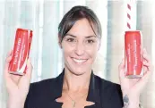  ??  ?? Una lattina personaliz­zata per Flavia Pennetta, 33 anni