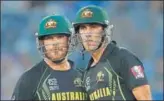  ?? GETTY IMAGES ?? Glenn Maxwell (right) will be the emcee at Aaron Finch’s wedding on April 7, the first day of the IPL.