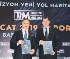  ??  ?? “İhracat 2019 Raporu” TİM Başkanı İsmail Gülle (solda) ve TİM Genel Sekreteri Prof. Dr. Kerem Alkin tarafından açıklandı.