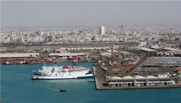  ?? Salah Malkawi for The National ?? Jeddah’s port. Industrial space comprises about a fifth of land in commercial cities such as Jeddah, Riyadh and Dammam