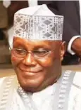  ??  ?? Atiku Abubakar