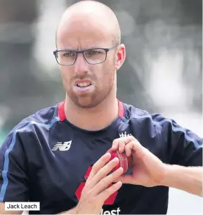  ??  ?? Jack Leach