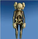  ?? /Epic Games ?? Halloween special … the Kaws Skeleton Skin outfit for Fortnite players. Photograph: