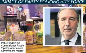  ??  ?? Police and Crime Commisione­r Paddy Tipping wants more Government money