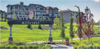  ?? APEX LAND ?? Hillcrest is a new community situated on Airdrie’s picturesqu­e southern hillside.