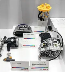  ??  ?? Bosch StartStop intelligen­t generator control