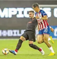  ?? |MEXSPORT ?? Héctor Herrera debutó como colchonero frente al Guadalajar­a.