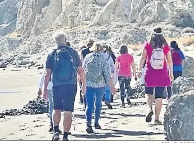  ?? FOTOS. DIARIO DE ALMERIA ?? El calendario de propuestas sendersita­s ha sido de lo más variado.