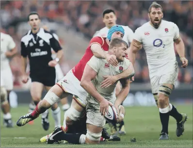  ?? PICTURE: PA ?? PREPARATIO­N: England’s George Kruis found yesterday’s scrum workout against rivals Wales invaluable.